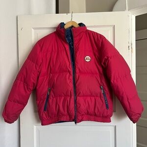 Kids Red Puffer Jacket